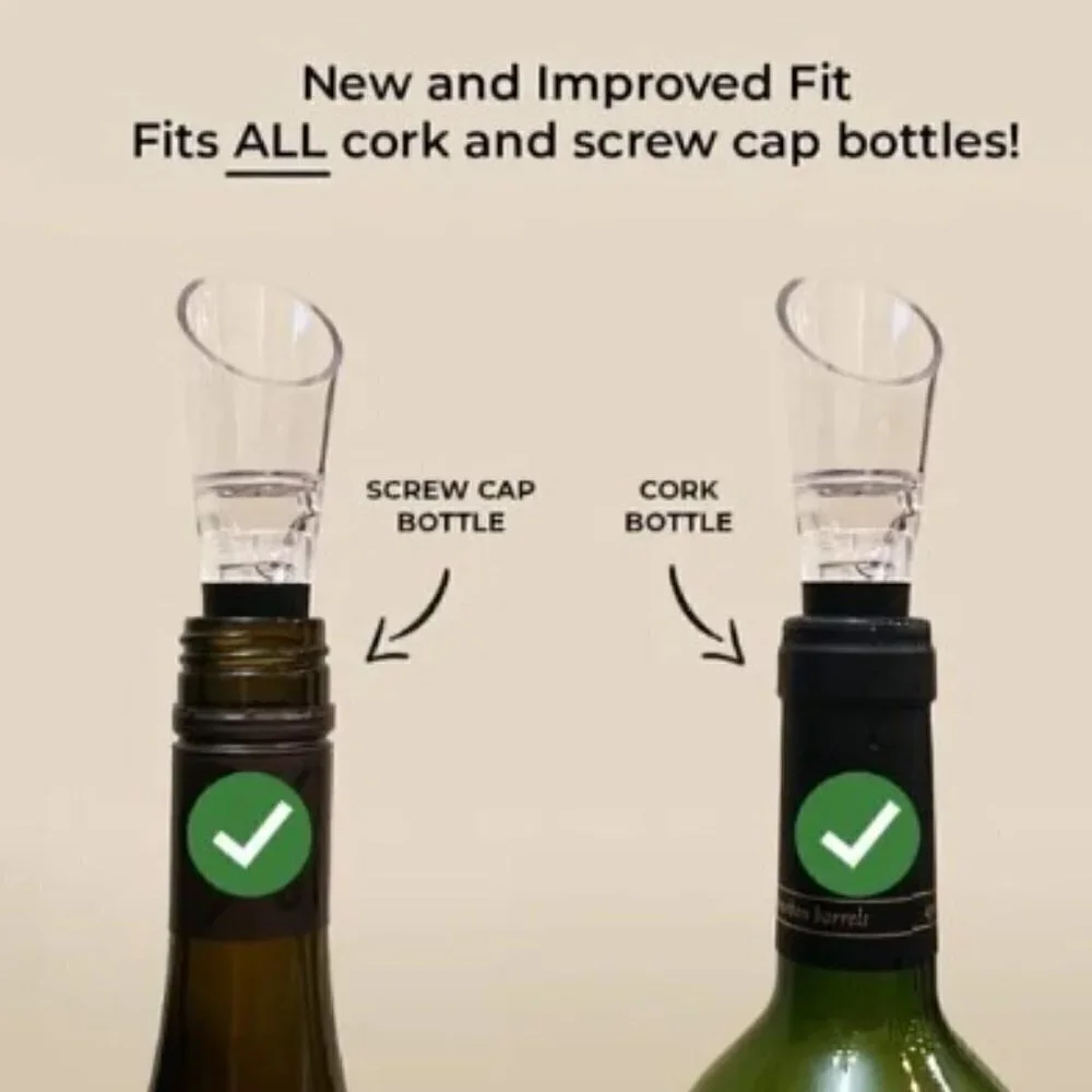 WINE AERATOR 2-IN-1 DIFFUSER OXYGENATOR AND POURING DISPENSER SET 2